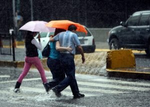 Lluvias en gran parte del país